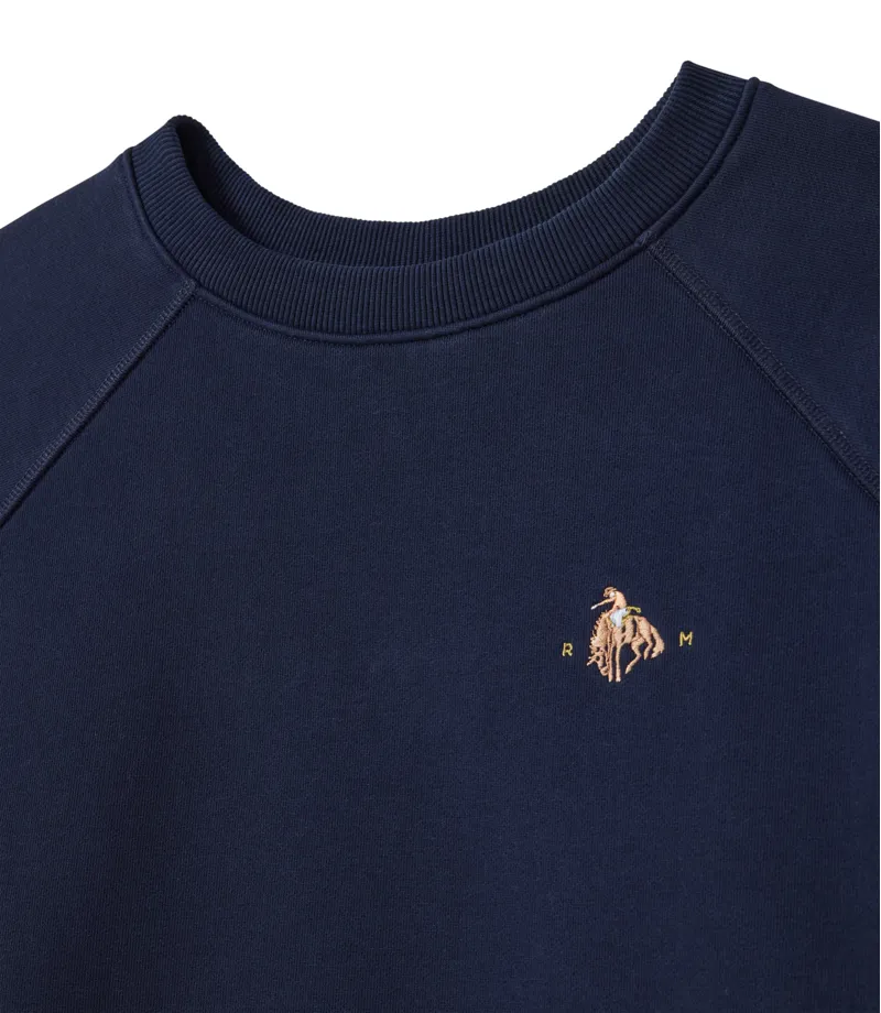 RM Williams Buck Easy Crew Jumper Navy-5